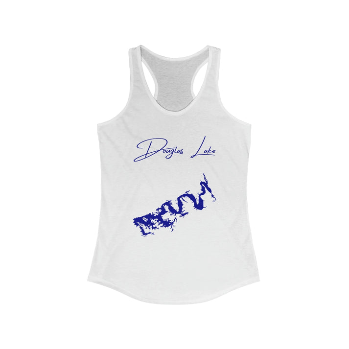 Tennessee  Douglas  Lake  Racerback-Tank  front  position  view  from  front  solid  white.webp