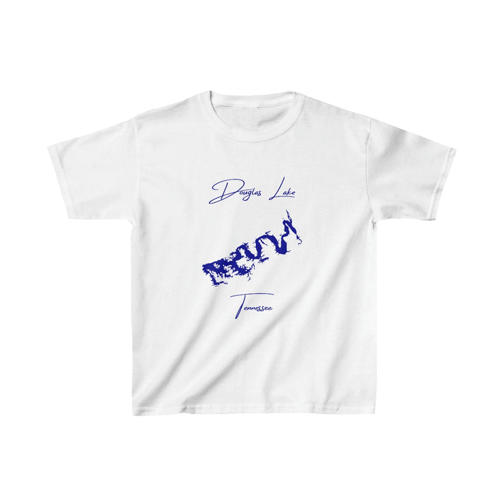 Tennessee  Douglas  Lake  Youth  T-shirt  front  position  view  from  front  white.webp
