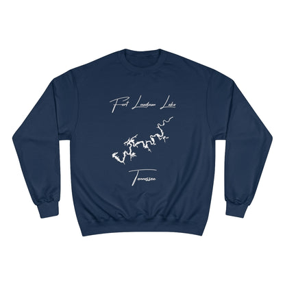 Tennessee  Fort  Loudoun  Lake  Sweatshirt  front  position  view  from  front  navy.webp