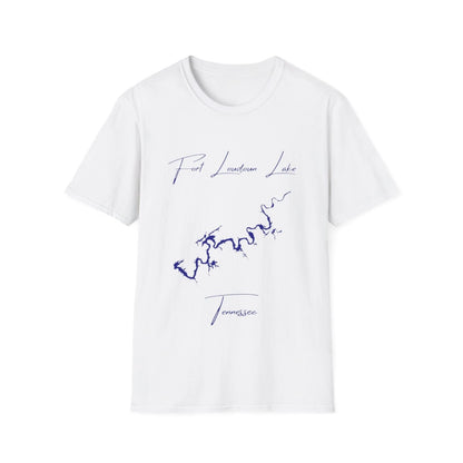 Tennessee  Fort  Loudoun  Lake  T-shirt  front  position  view  from  front  white.webp