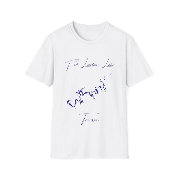 Tennessee  Fort  Loudoun  Lake  T-shirt  front  position  view  from  front  white.webp