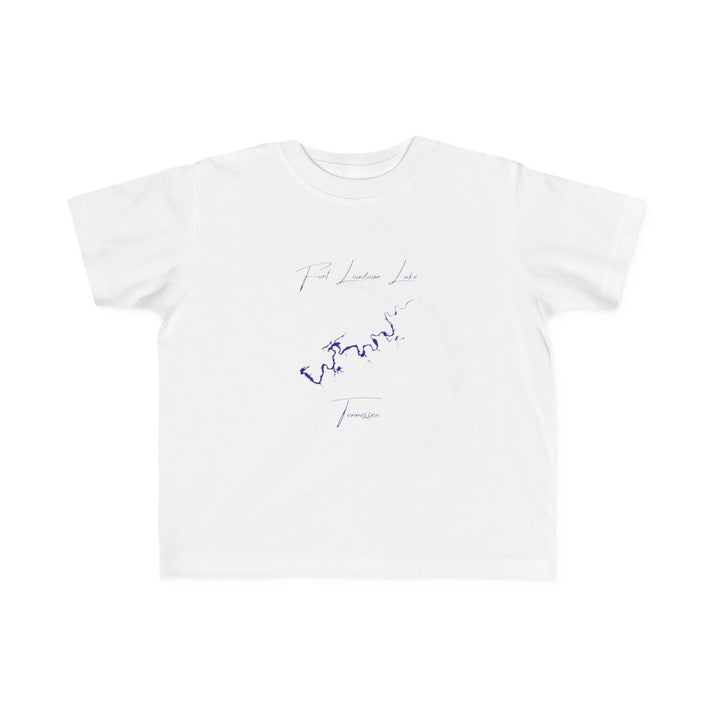 Tennessee  Fort  Loudoun  Lake  Toddler  T-shirt  front  position  view  from  front  white.webp
