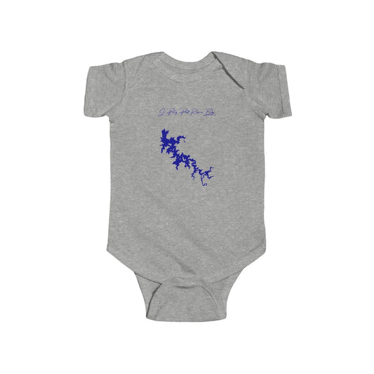 Tennessee  J.  Percy  Priest  Reservoir  Onesie  front  position  view  from  front  heather.webp