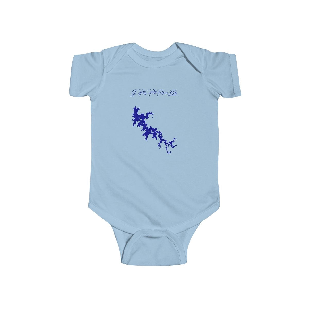 Tennessee  J.  Percy  Priest  Reservoir  Onesie  front  position  view  from  front  light  blue.webp