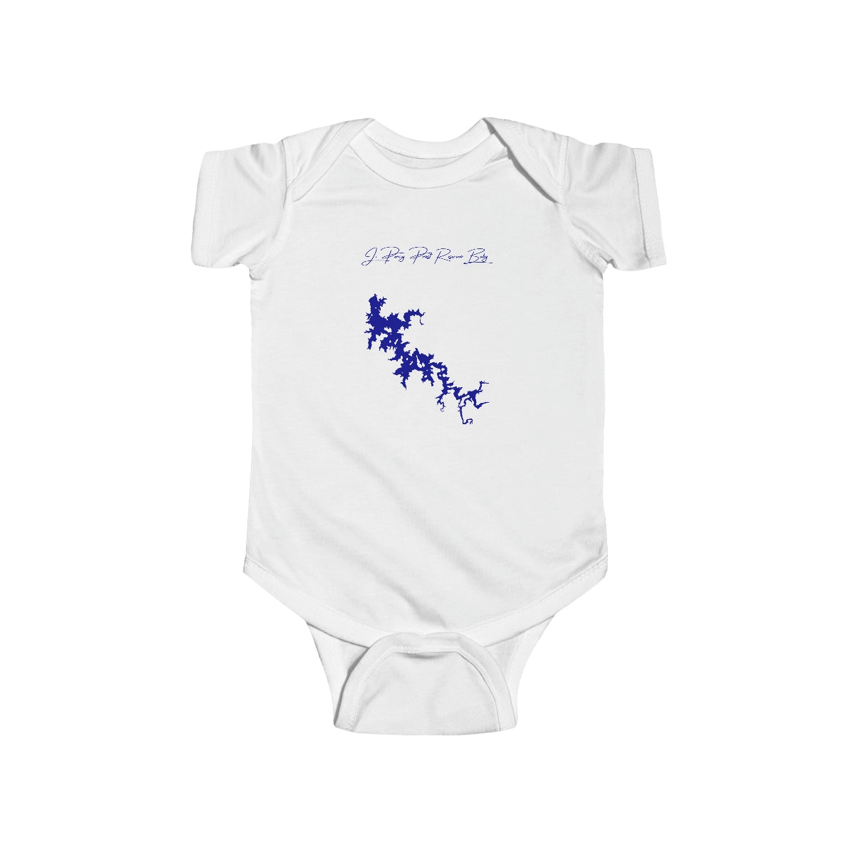 Tennessee  J.  Percy  Priest  Reservoir  Onesie  front  position  view  from  front  white.webp