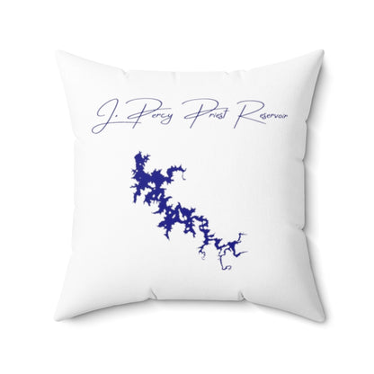 Tennessee  J.  Percy  Priest  Reservoir  Pillow  front  position  view  from  back  20  x  20.webp