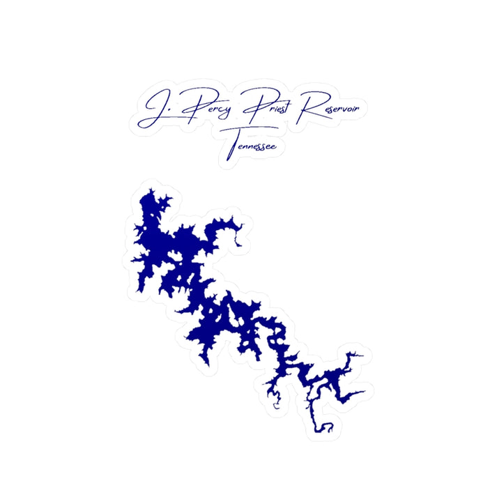 Tennessee  J.  Percy  Priest  Reservoir  Vinyl  Decal  other  position  view  from  front  4  x  6.webp
