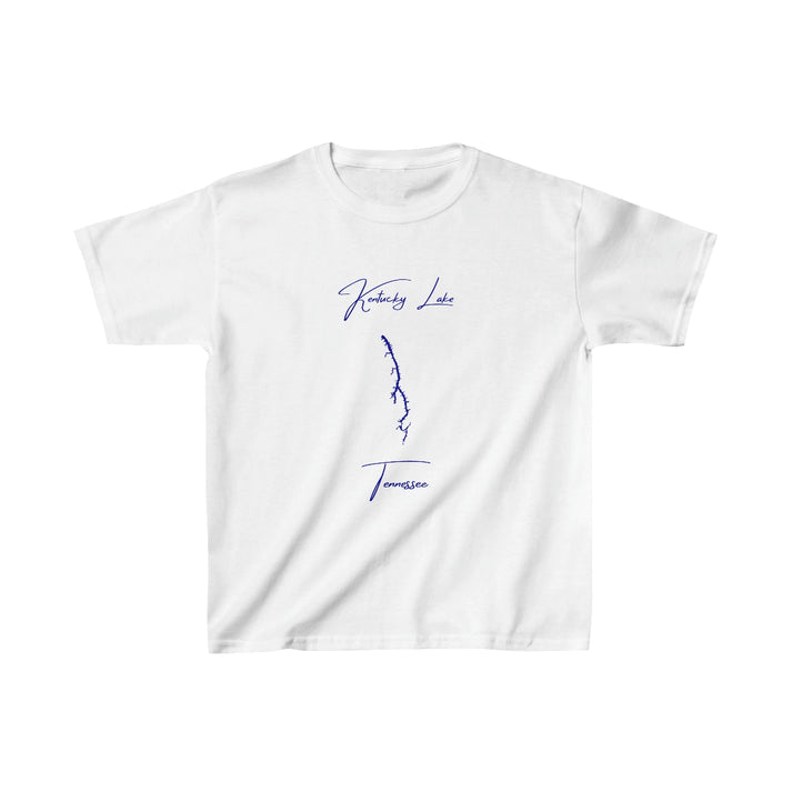 Tennessee  Kentucky  Lake  Youth  T-shirt  front  position  view  from  front  white.webp