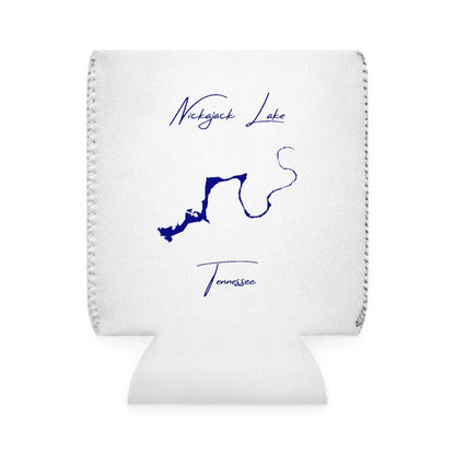 Tennessee  Nickajack  Lake  Can  Koozie  front  position  view  from  front-1  white.webp