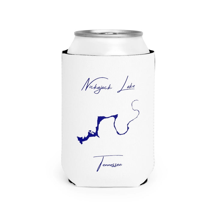 Tennessee  Nickajack  Lake  Can  Koozie  front  position  view  from  front-2  white.webp