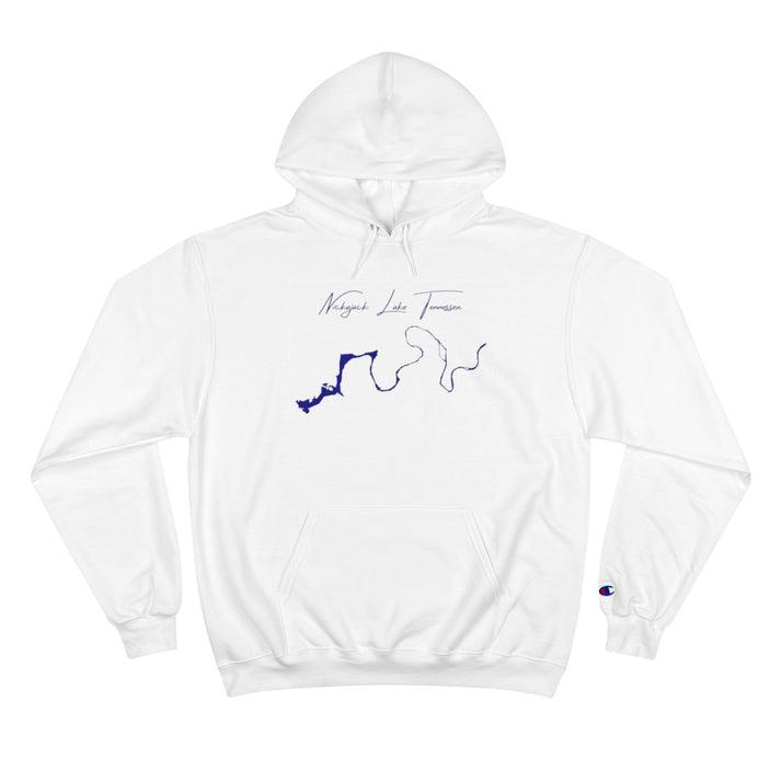 Tennessee  Nickajack  Lake  Hoodie  front  position  view  from  front  white.webp
