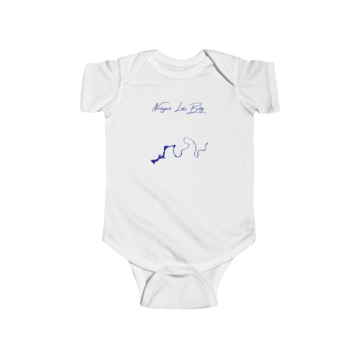 Tennessee  Nickajack  Lake  Onesie  front  position  view  from  front  white.webp