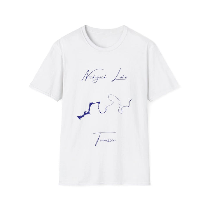 Tennessee  Nickajack  Lake  T-shirt  front  position  view  from  front  white.webp