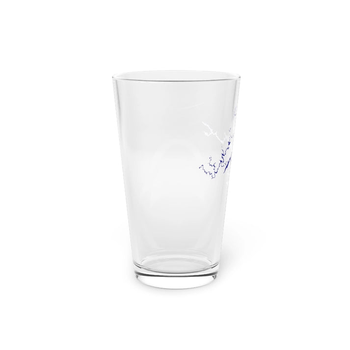 Tennessee  Norris  Lake  16oz  Pint  Glass  front  position  view  from  left  16oz.webp