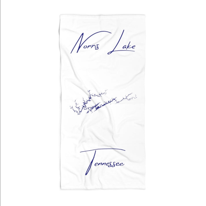 Tennessee  Norris  Lake  Beach  Towel  front  position  view  from  front  36  x  72.webp