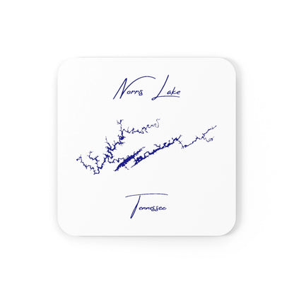 Tennessee  Norris  Lake  Coaster  Set  front  position  view  from  front  3.75  x  3.75.webp