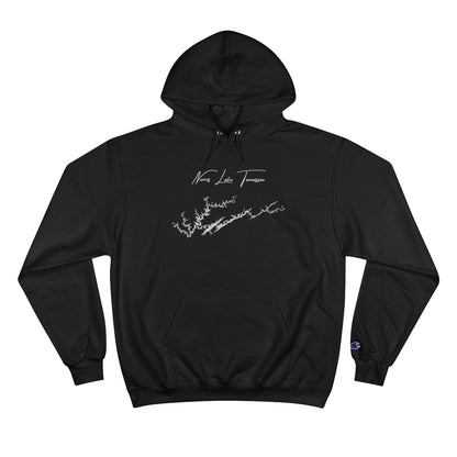Tennessee  Norris  Lake  Hoodie  front  position  view  from  front  black.webp