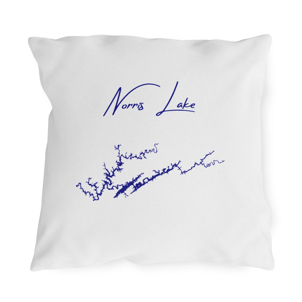 Tennessee  Norris  Lake  Outdoor  Pillow  front  position  view  from  front  18  x  18.webp