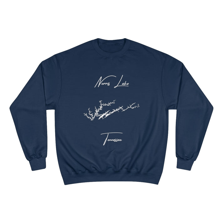 Tennessee  Norris  Lake  Sweatshirt  front  position  view  from  front  navy.webp