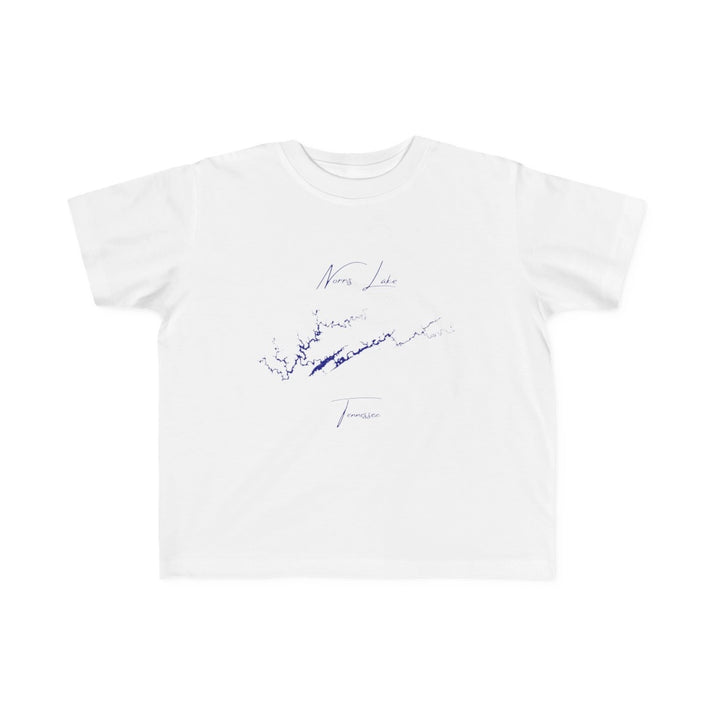 Tennessee  Norris  Lake  Toddler  T-shirt  front  position  view  from  front  white.webp