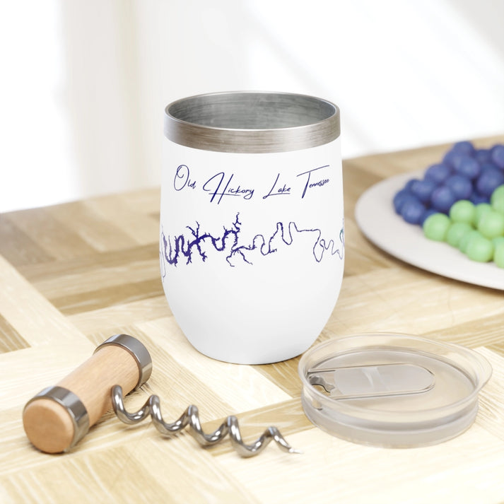 Tennessee  Old  Hickory  Lake  Wine  Tumbler  other  position  view  from  context  white.webp