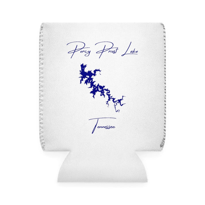 Tennessee  Percy  Priest  Lake  Can  Koozie  front  position  view  from  front-1  white.webp
