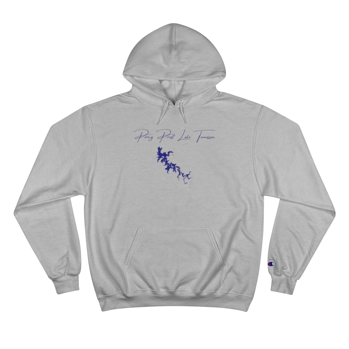 Tennessee  Percy  Priest  Lake  Hoodie  front  position  view  from  front  light  steel.webp