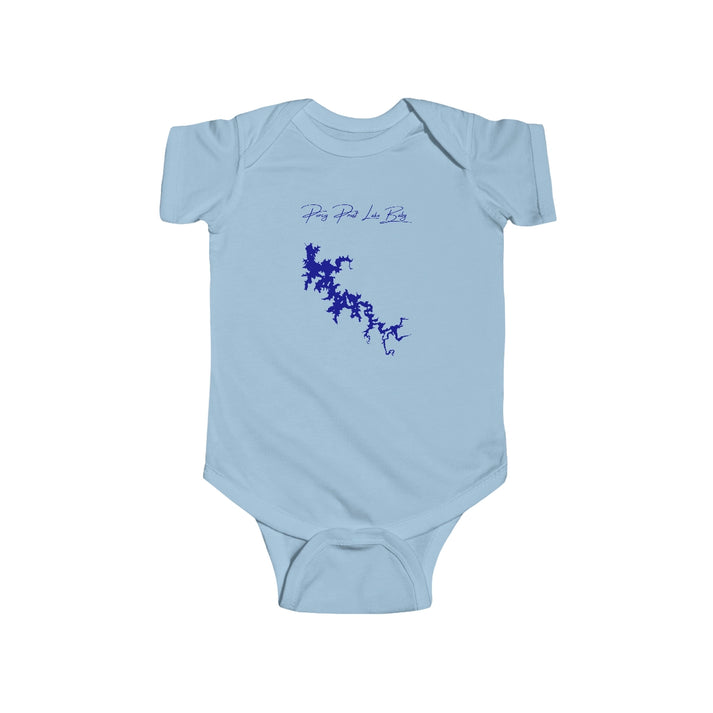 Tennessee  Percy  Priest  Lake  Onesie  front  position  view  from  front  light  blue.webp