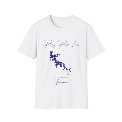 Tennessee  Percy  Priest  Lake  T-shirt  front  position  view  from  front  white.webp