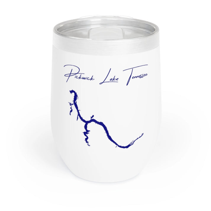 Tennessee  Pickwick  Lake  Wine  Tumbler  front  position  view  from  front  white.webp