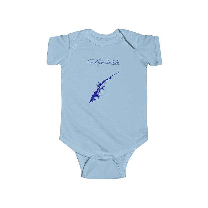 Tennessee  South  Holston  Lake  Onesie  front  position  view  from  front  light  blue.webp