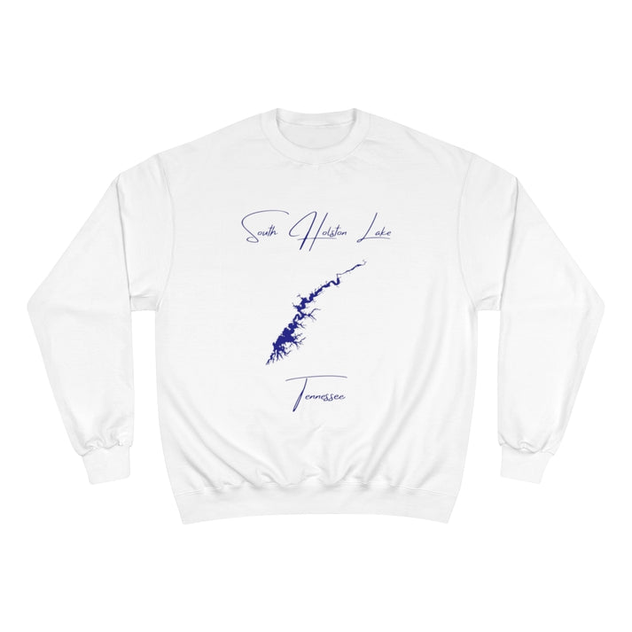Tennessee  South  Holston  Lake  Sweatshirt  front  position  view  from  front  white.webp