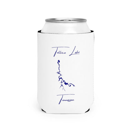 Tennessee  Tellico  Lake  Can  Koozie  front  position  view  from  front-2  white.webp