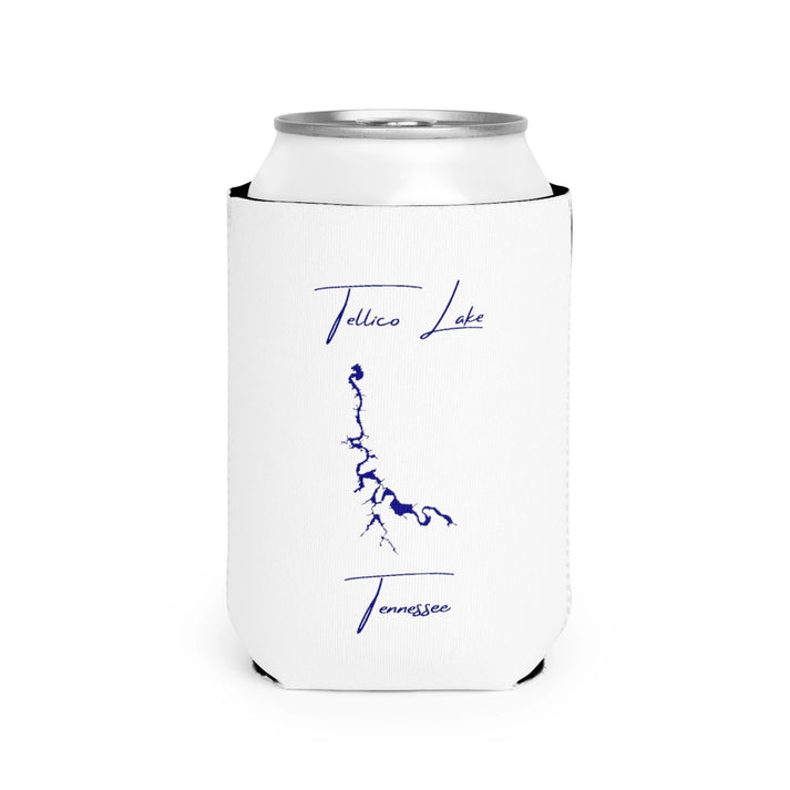 Tennessee  Tellico  Lake  Can  Koozie  front  position  view  from  front-2  white.webp