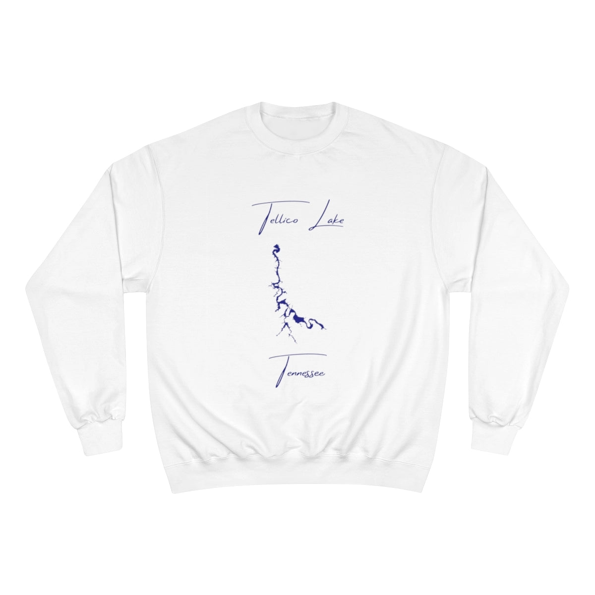 Tennessee  Tellico  Lake  Sweatshirt  front  position  view  from  front  white.webp