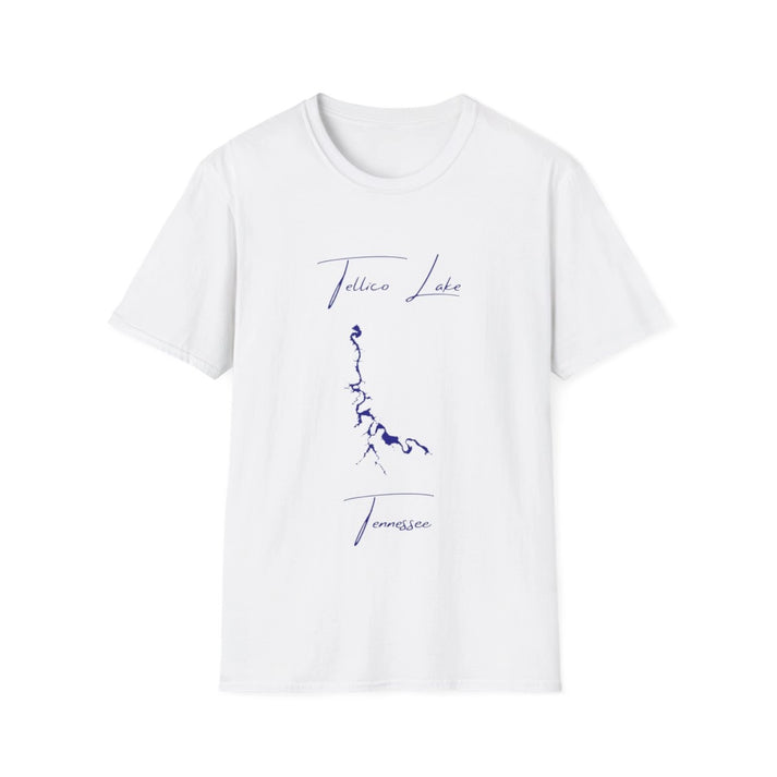 Tennessee  Tellico  Lake  T-shirt  front  position  view  from  front  white.webp