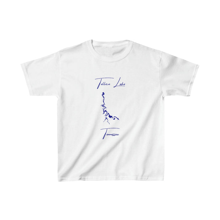 Tennessee  Tellico  Lake  Youth  T-shirt  front  position  view  from  front  white.webp
