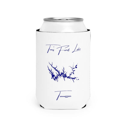 Tennessee  Tim's  Ford  Lake  Can  Koozie  front  position  view  from  front-2  white.webp