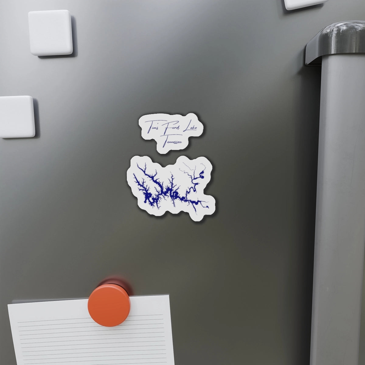 Tennessee  Tim's  Ford  Lake  Die  Cut  Magnet  front  position  view  from  context-1  4  x  4.webp