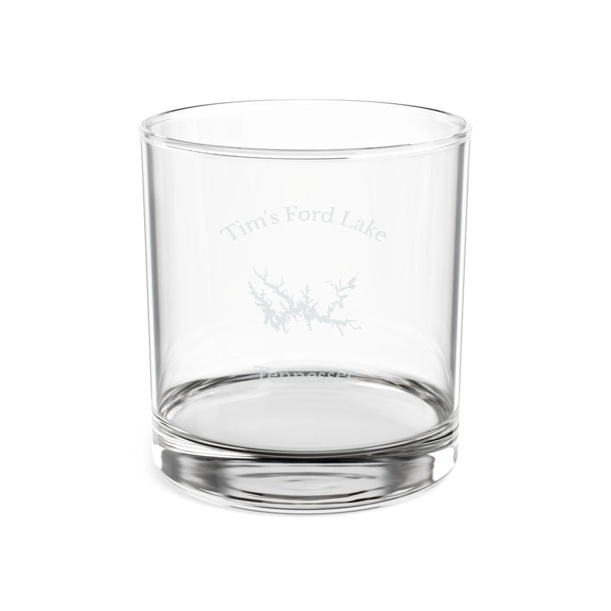 Tennessee  Tim's  Ford  Lake  Engraved  Whiskey  Glass  other  position  view  from  front  10.5oz.webp