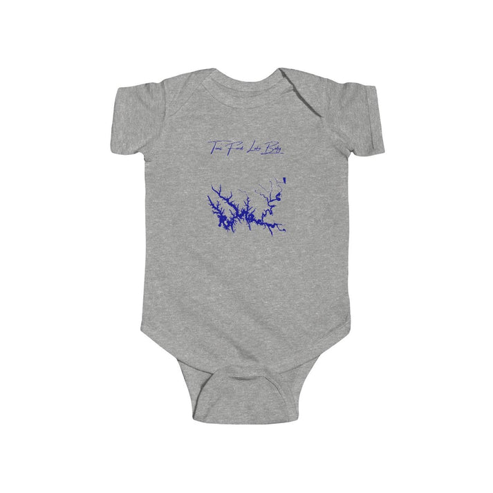 Tennessee  Tim's  Ford  Lake  Onesie  front  position  view  from  front  heather.webp