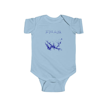 Tennessee  Tim's  Ford  Lake  Onesie  front  position  view  from  front  light  blue.webp