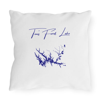 Tennessee  Tim's  Ford  Lake  Outdoor  Pillow  back  position  view  from  back  16  x  16.webp