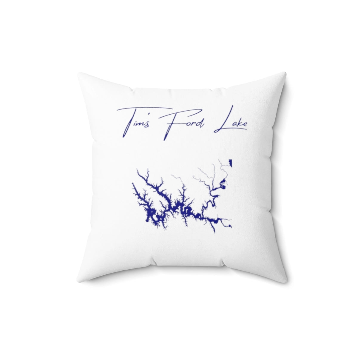 Tennessee  Tim's  Ford  Lake  Pillow  front  position  view  from  back  16  x  16.webp