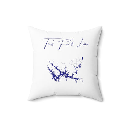 Tennessee  Tim's  Ford  Lake  Pillow  front  position  view  from  back  16  x  16.webp
