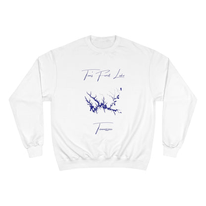 Tennessee  Tim's  Ford  Lake  Sweatshirt  front  position  view  from  front  white.webp