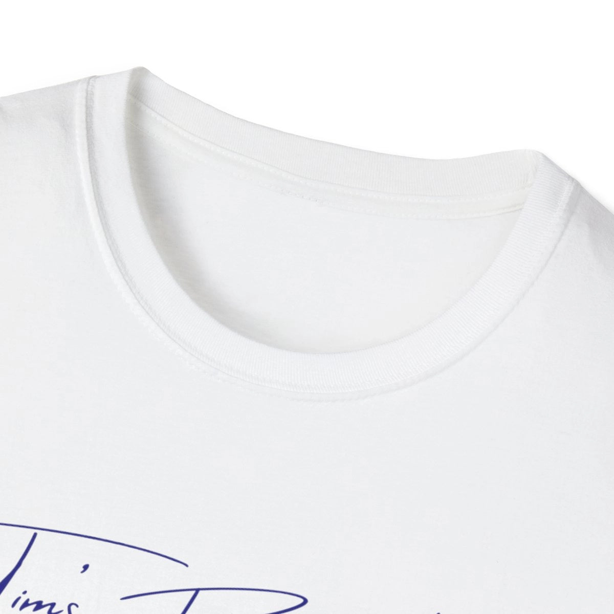 Tennessee  Tim's  Ford  Lake  T-shirt  other  position  view  from  front-collar-closeup  white.webp