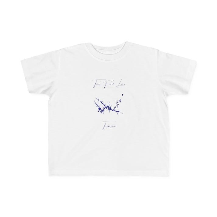 Tennessee  Tim's  Ford  Lake  Toddler  T-shirt  front  position  view  from  front  white.webp