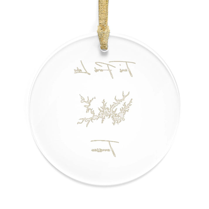 Tennessee  Tim's  Ford  Lake  Tree  Ornament  other  position  view  from  back  round.webp
