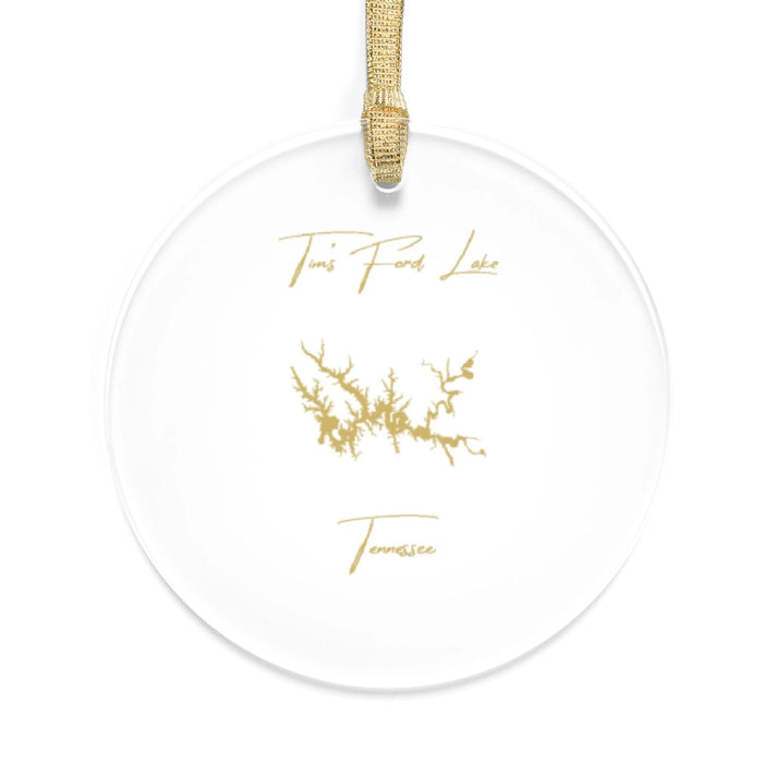 Tennessee  Tim's  Ford  Lake  Tree  Ornament  other  position  view  from  front  round.webp